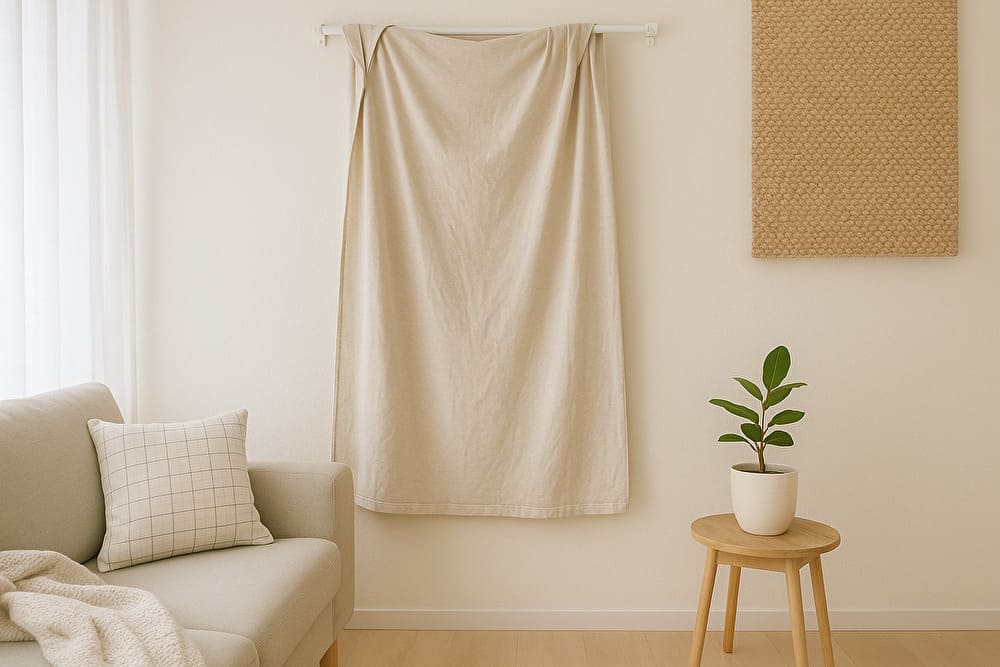 カーテンの代用品イメージ写真