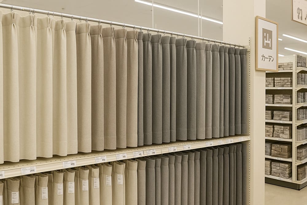 カインズ弱み：柄物やデザイン性の高い商品は少なめ